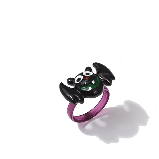 Wholesale Halloween Ghost Pumpkin Head Multiple Resin Rings