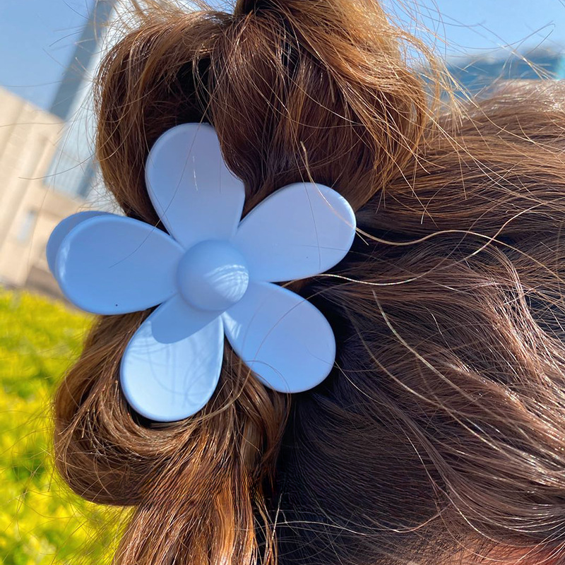 Wholesale Plastic Big Flower Hair Clip