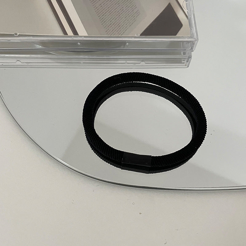 Wholesale Earth Tones High Elastic Headband Leather Hoop