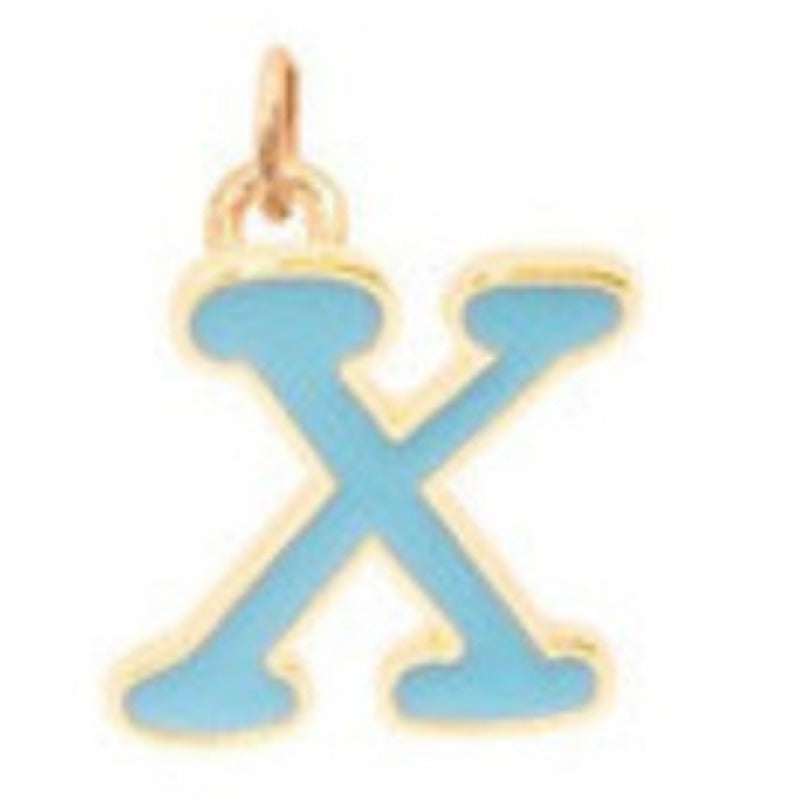 Wholesale Candy Colored Letter Titanium Steel Necklaces