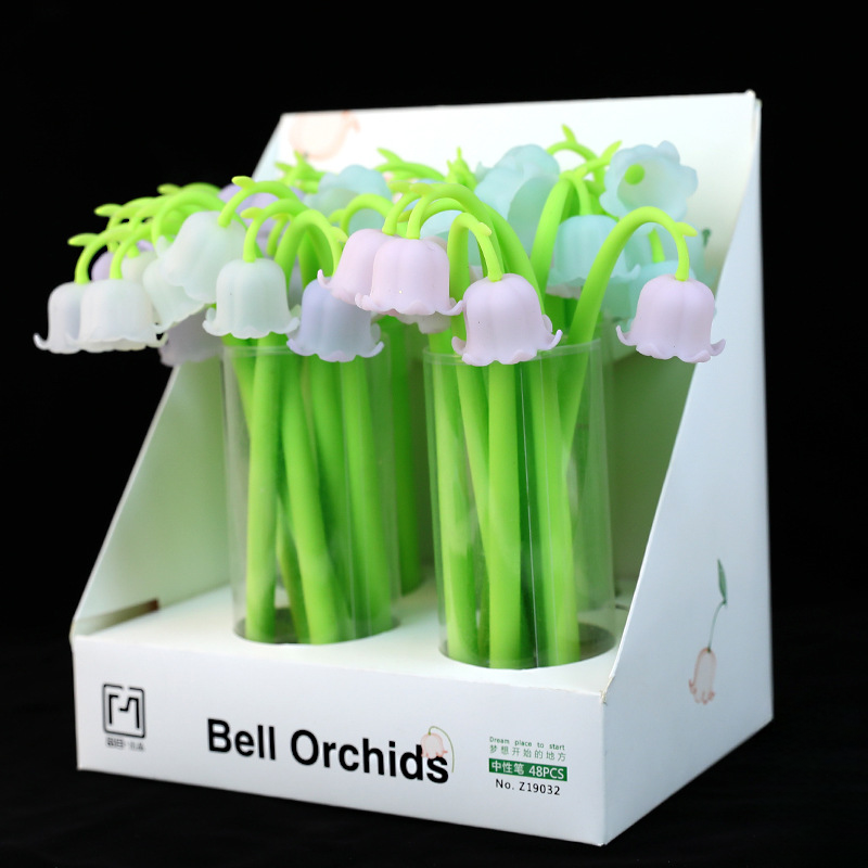 Wholesale Silicone Lily of The Valley Gel Pen