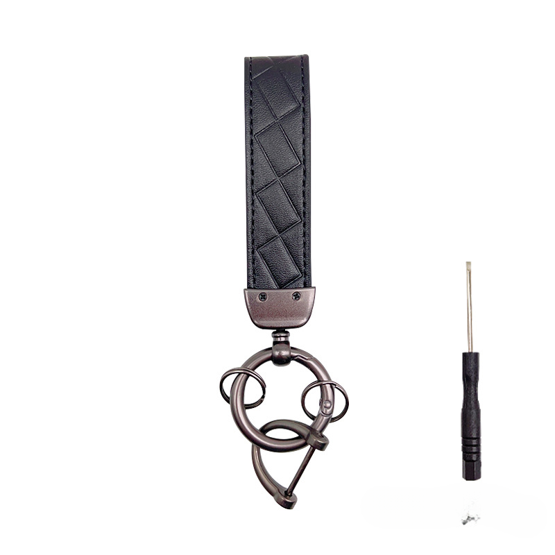 Llavero de cordero de gamuza de cuero al por mayor