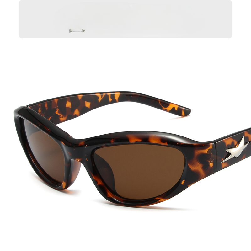 Wholesale Pentagram Sun Cycling PC Sunglasses