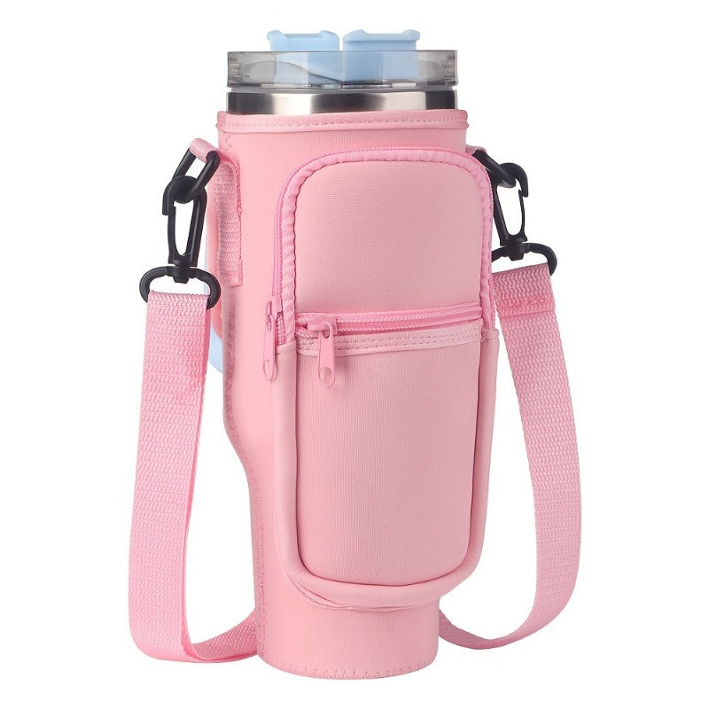 Wholesale 40OZ Handle Ice Cup Tumbler Neoprene Car Insulation Portable Bottle Cover Cup Cover