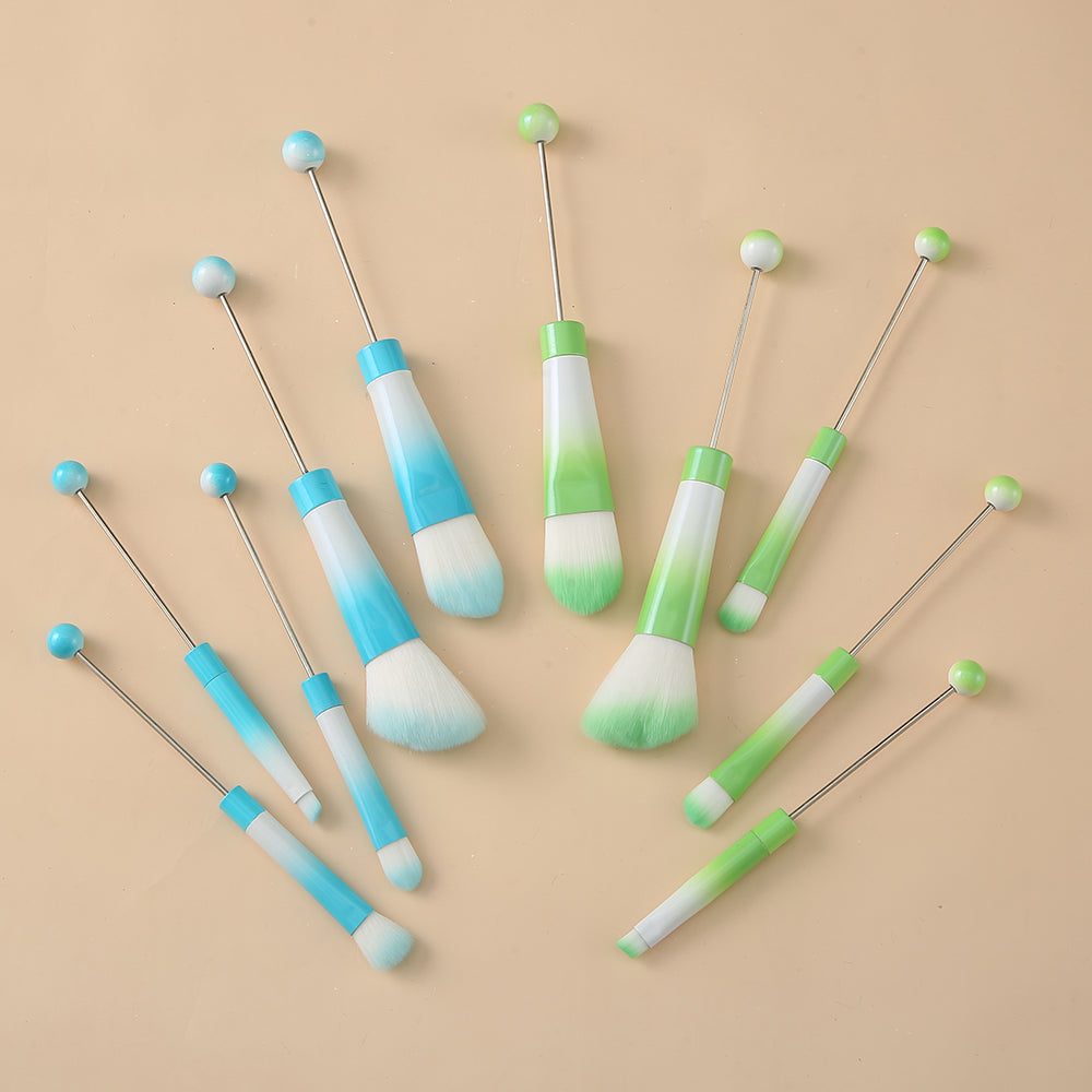 Wholesale Beadable Metal DIY Makeup Brush Set