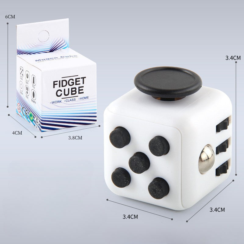 Wholesale 6-sided UV Decompression Infinite Finger Mini Magic Cube