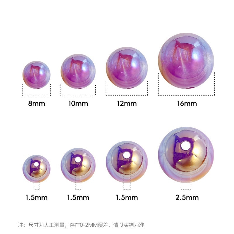 Wholesale 30pcs/1pack Mermaid Maiden Dunhuang Through Hole New Dark Color DIY Beads