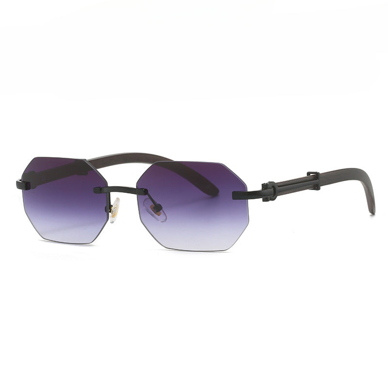 Wholesale Retro Rimless Sunglasses