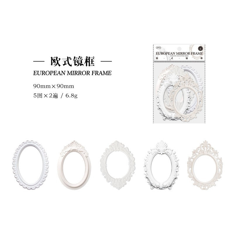 Wholesale Hollow Relief Retro Romantic Encounter Handbag DIY Decoration Collage Material