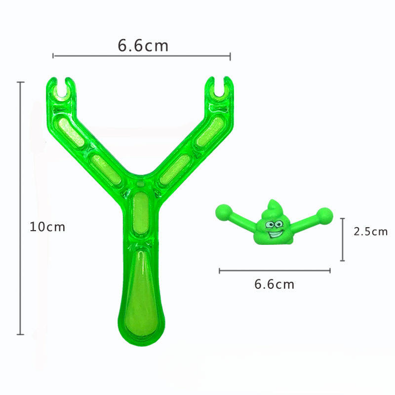 Wholesale Release of TPR Feces Slingshot Children's Toys