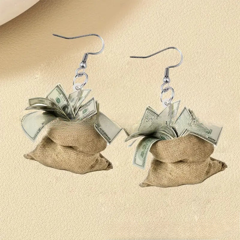 Wholesale Acrylic Flat Section Earrings