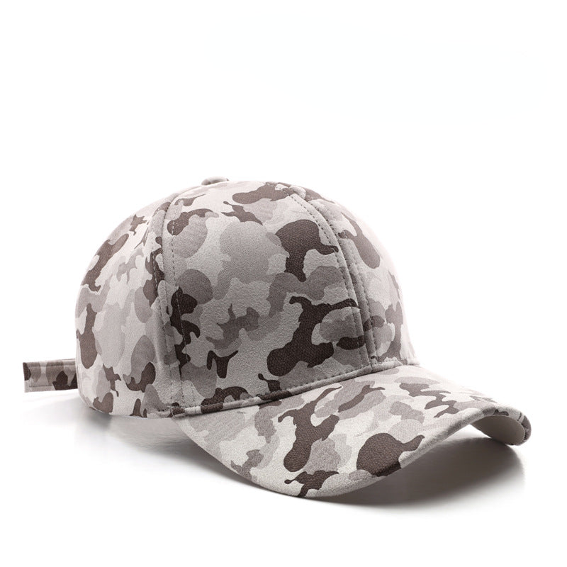 Wholesale Autumn and Winter Thickened Camouflage Light Board Cotton Baseball Cap