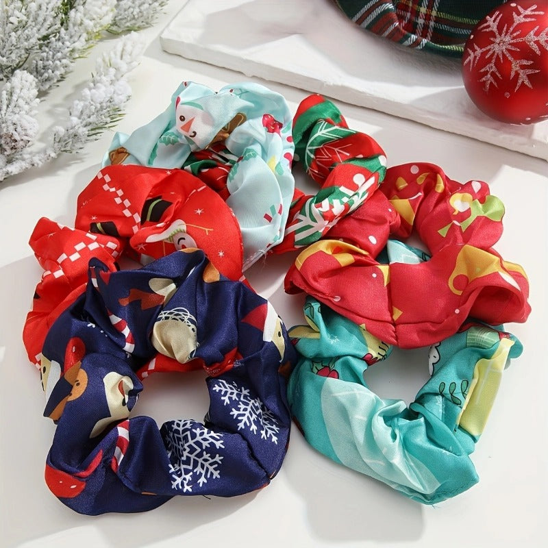Wholesale Christmas Original Design Premium Large Intestine Hair Scrunchies