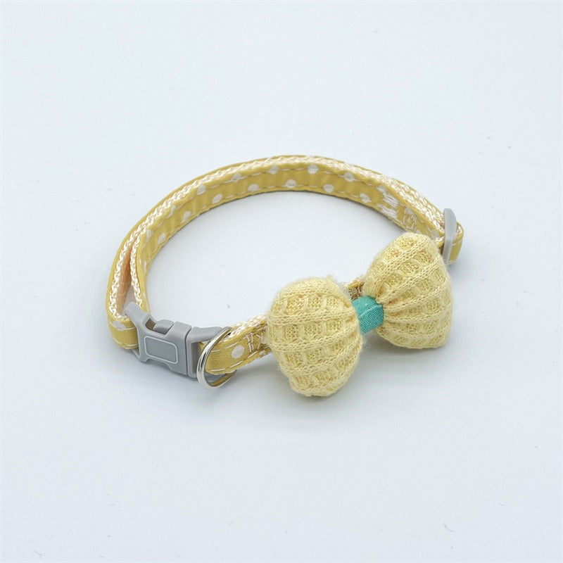 Wholesale Cute Cartoon Bowknot Plush Collar