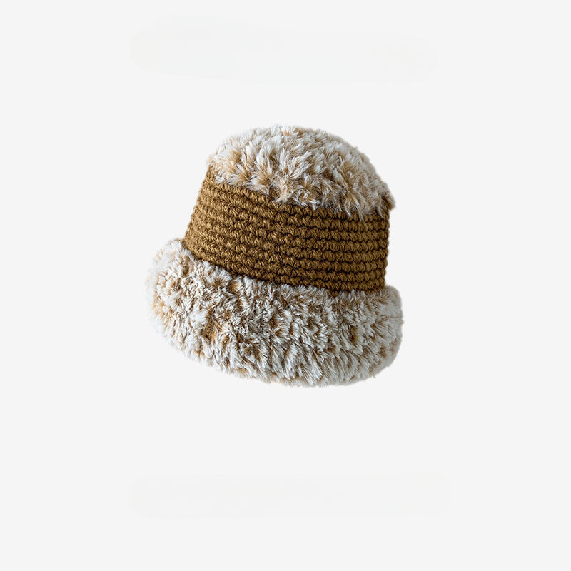 Wholesale 2023 Autumn and Winter Woolen Hat Plush Warm Fisherman Hat