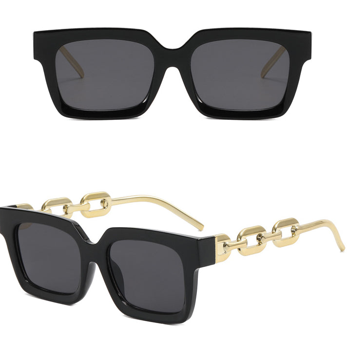 Wholesale PC Box Chain Leg Sunglasses