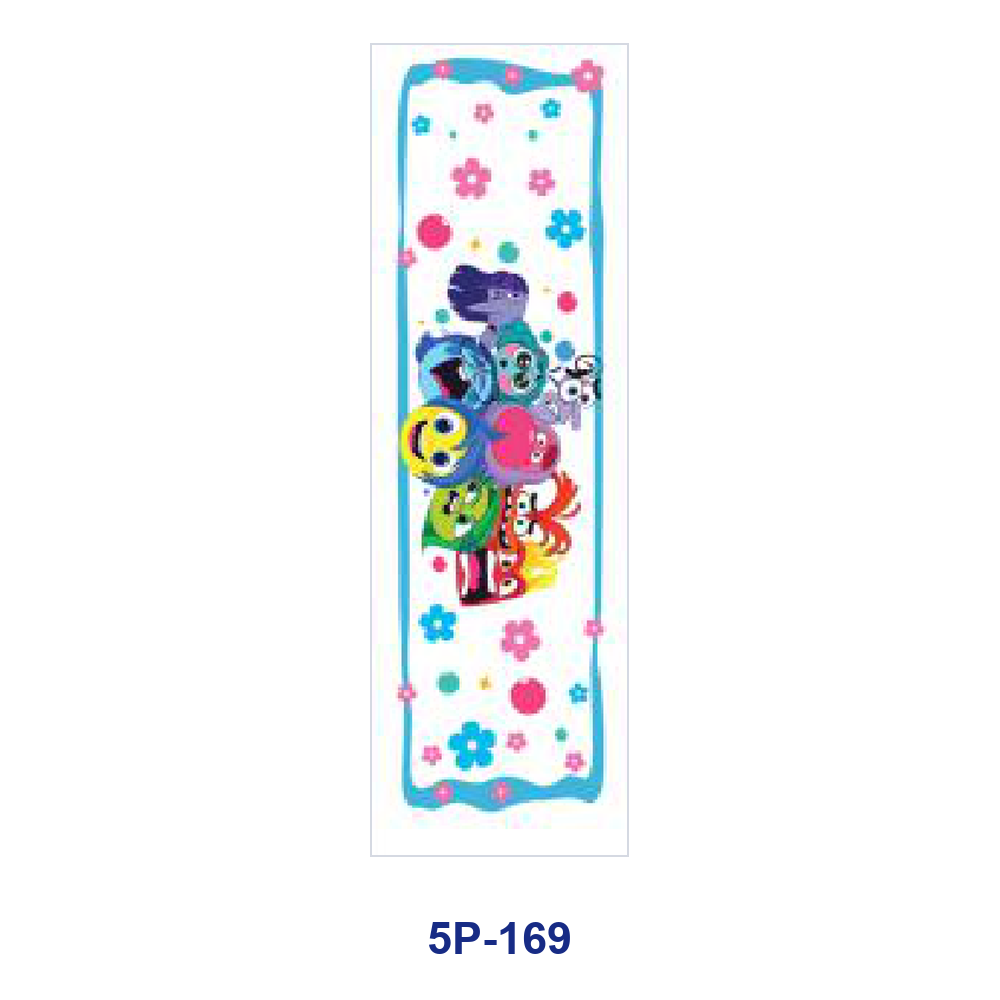 Wholesale 2/ 8/ 16pcs Cute Colorful Cartoon Element Print Pen and Bookmark Stickers UV DTF Wraps OLY Exclusive