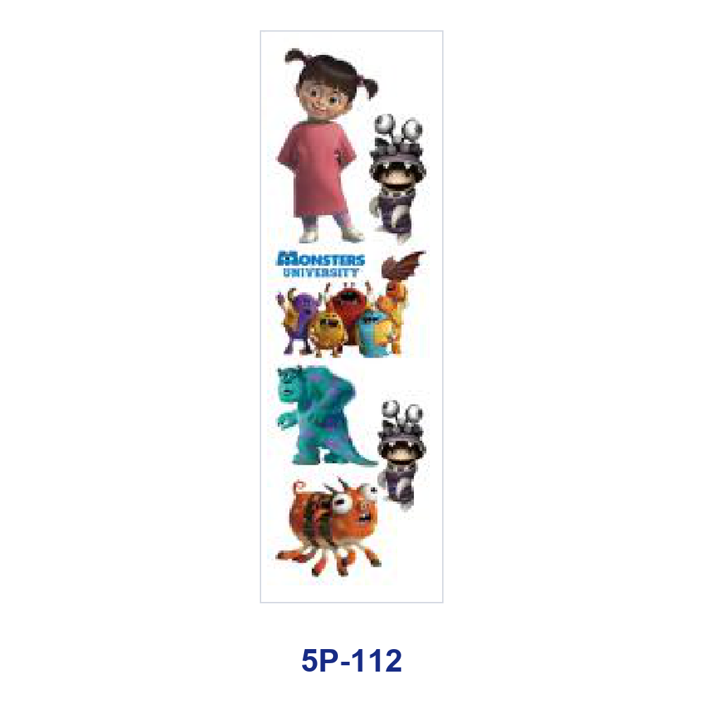 Wholesale 2/ 8/ 16pcs Whimsical sy Monster Colorful Cute Creature Kid‑friendly Cartoon Print Pen and Bookmark Stickers UV DTF Wraps OLY Exclusive