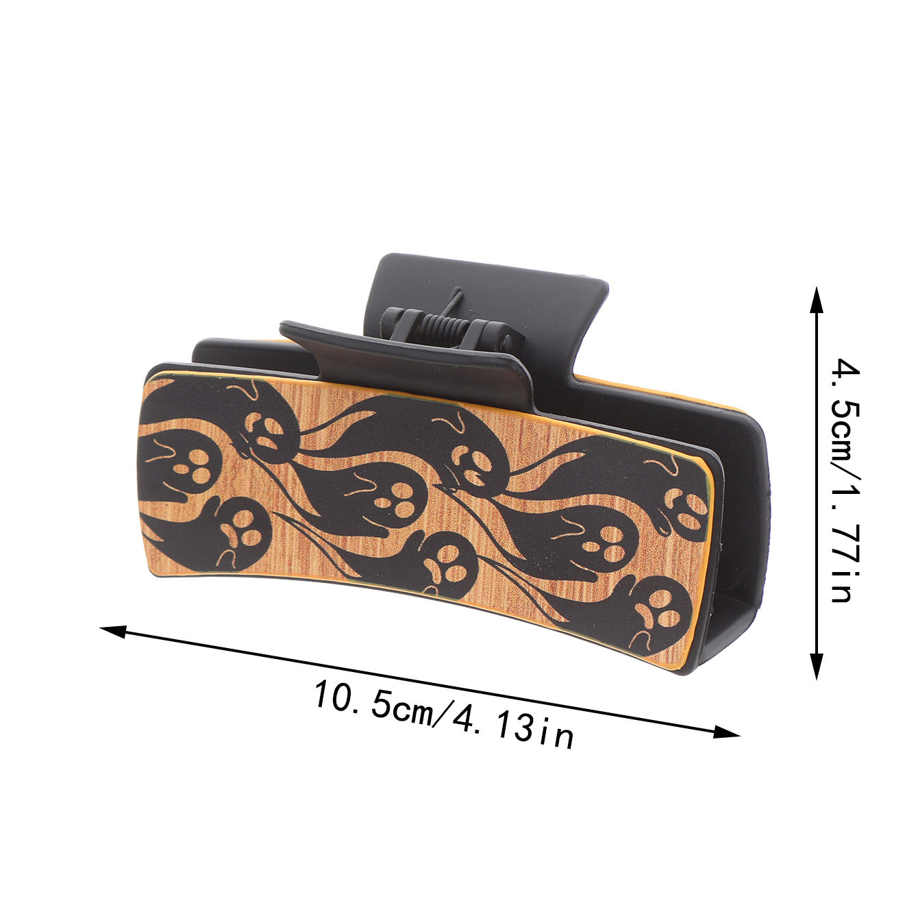 Wholesale Skull Pumpkin Leather Hair Clip