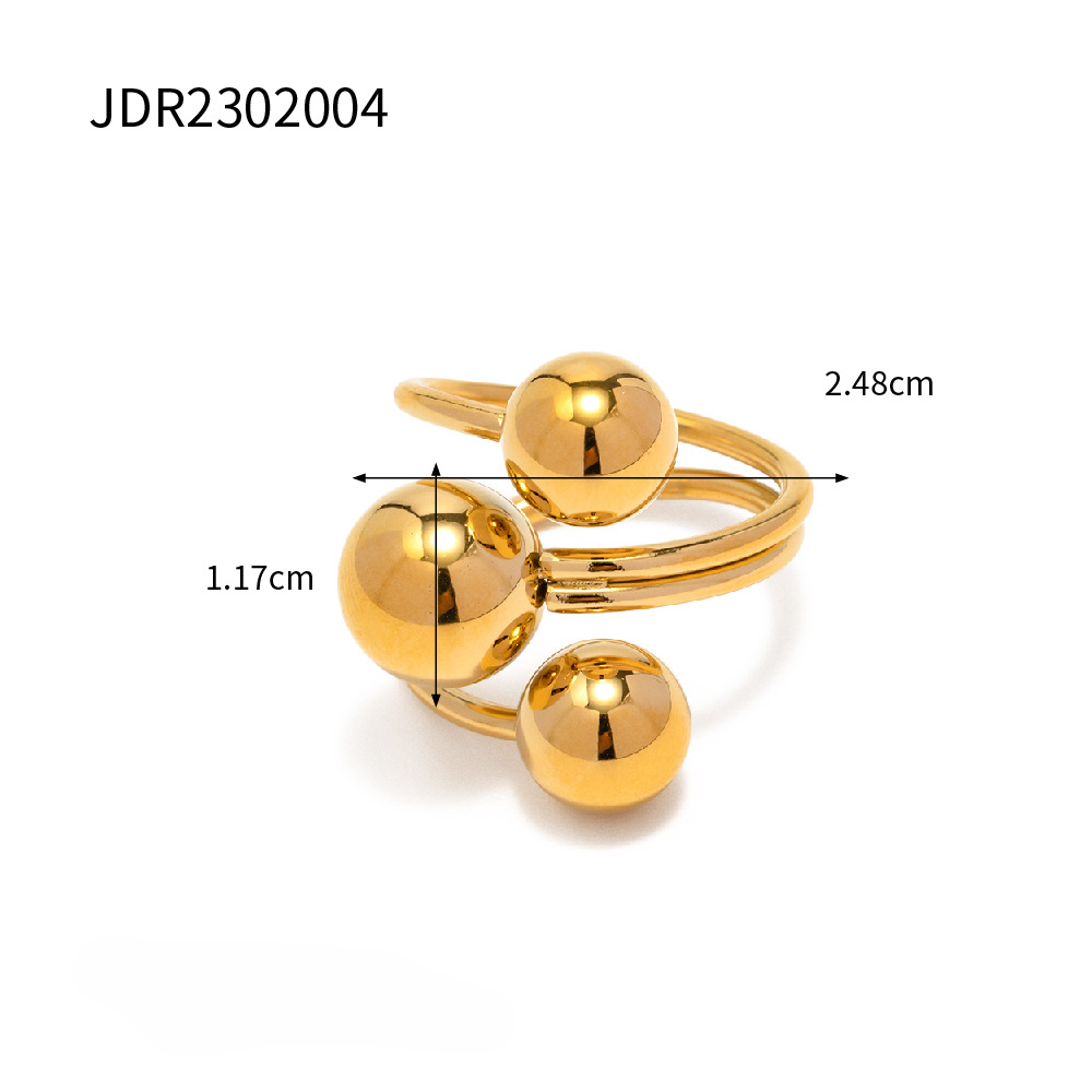 Anillos de pelota grandes y pequeños acero inoxidable al por mayor