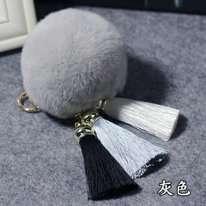 Wholesale Plush Tassel Keychains