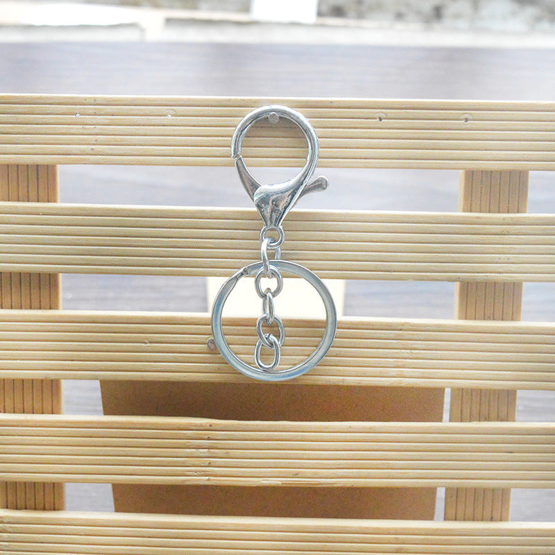 Wholesale 20pcs Metal Keychain DIY Accessories