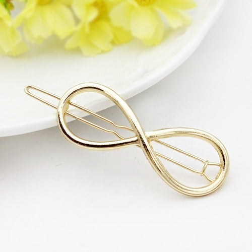 Wholesale 12PCS Triangle Moon Round Geometric Retro Hairpin