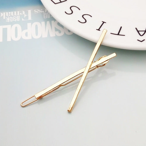 Wholesale 12PCS Triangle Moon Round Geometric Retro Hairpin