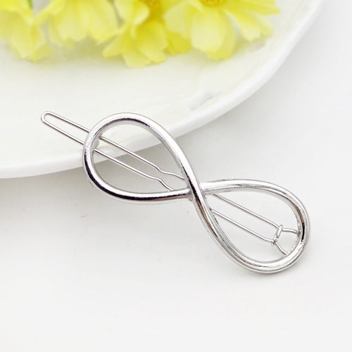 Wholesale 12PCS Triangle Moon Round Geometric Retro Hairpin