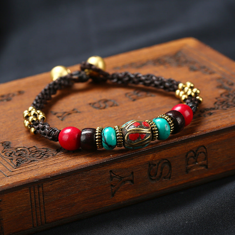 Wholesale Ethnic Style Handwoven Vintage Bracelets
