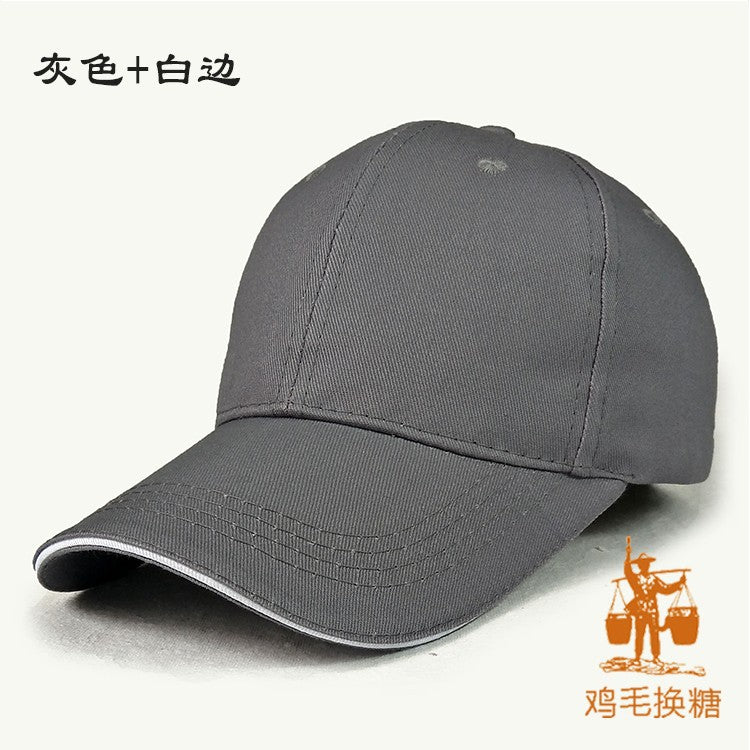 Wholesale Advertising Printed Logo Embroidery Sandwich Cotton Baseball Cap