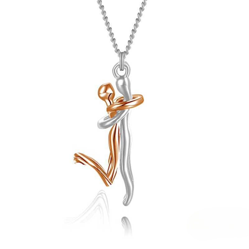 Wholesale Leg-crossing Hug Necklace