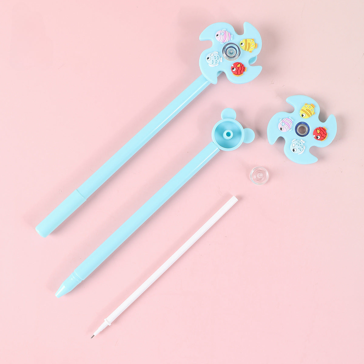 Wholesale New Creative Cartoon Pinwheel Plastic Gel Pen