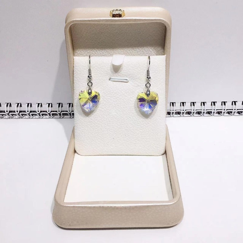 Wholesale Crystal Fashion Women's Ocean Star Heart Pendant Earrings