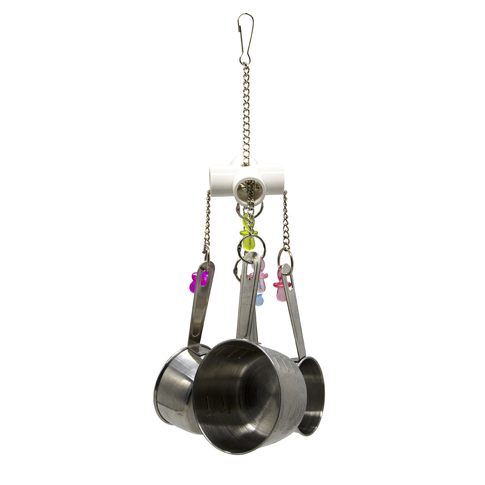 Wholesale Acrylic Stainless Steel Parrot Chewing Toys