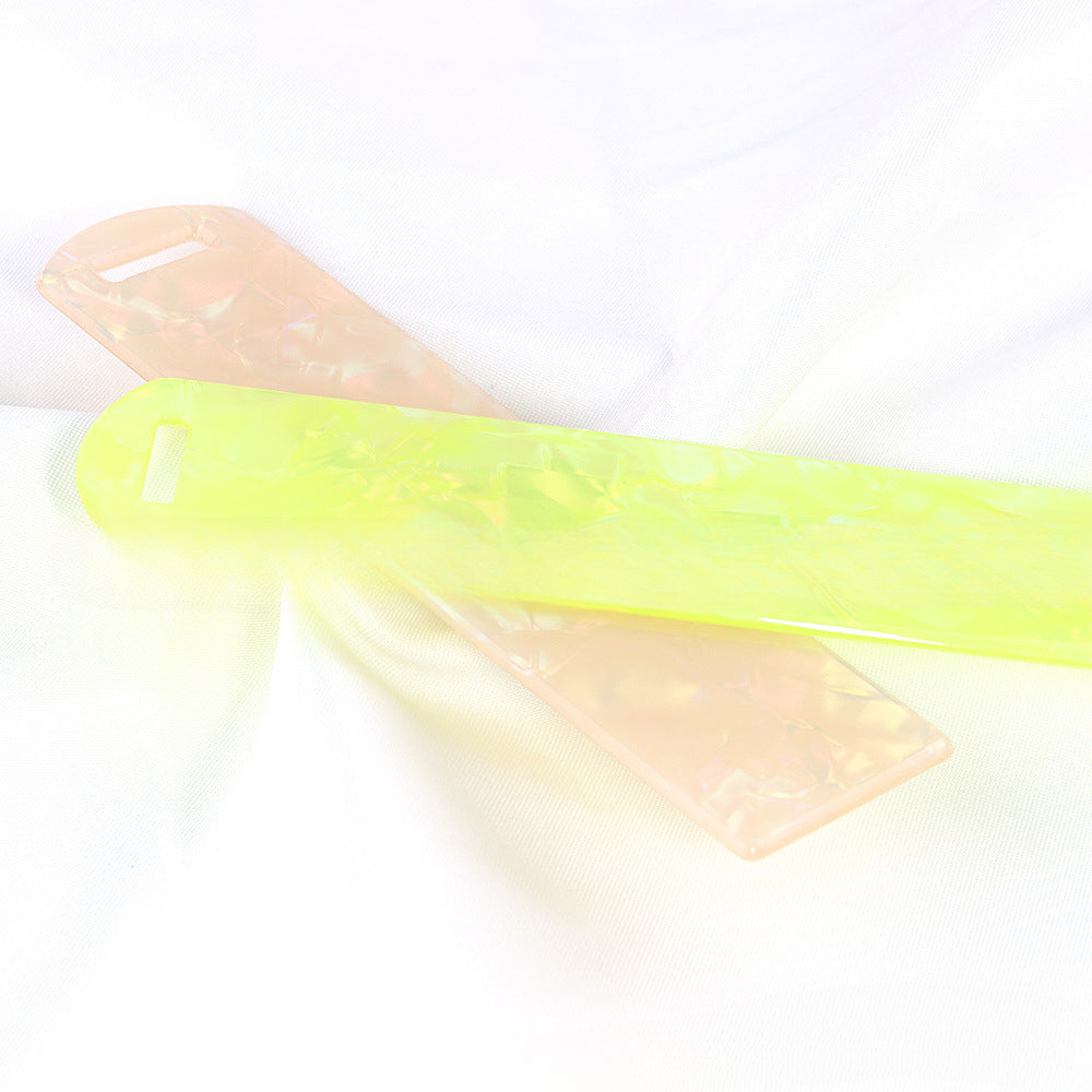 Wholesale 10pcs New Textured Acrylic Bookmark Pendant Card Bookmark