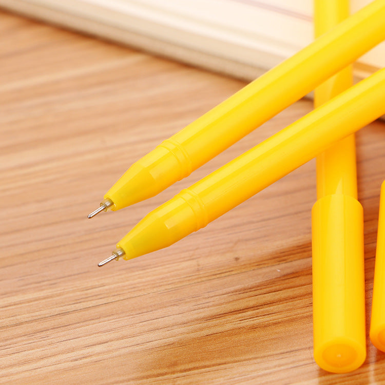 Wholesale Plastic Golden Pumpkin Neutral Water-based Pen