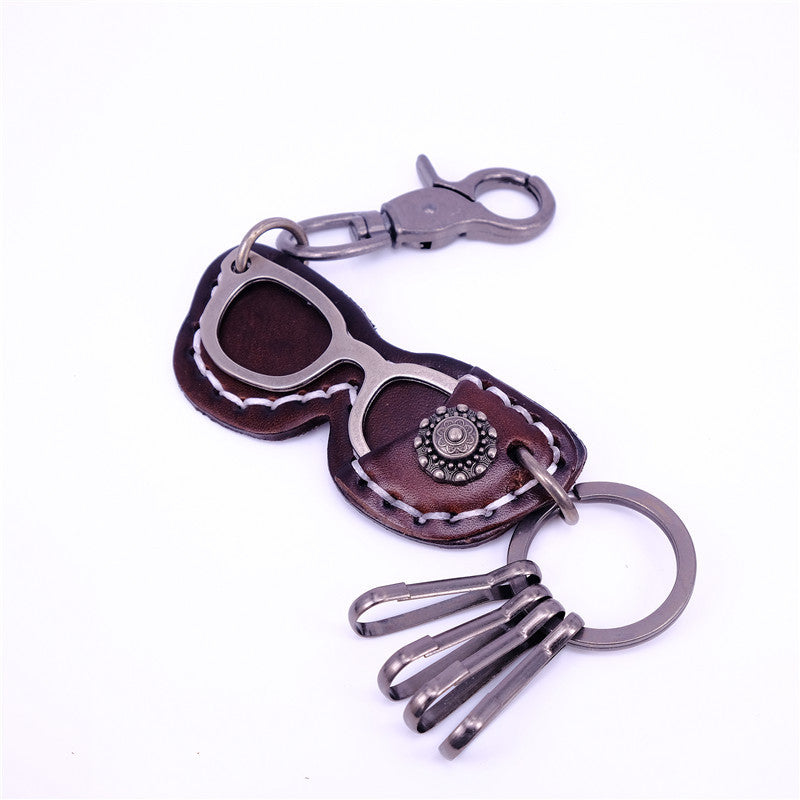Wholesale Handmade Retro Cowhide Keychains
