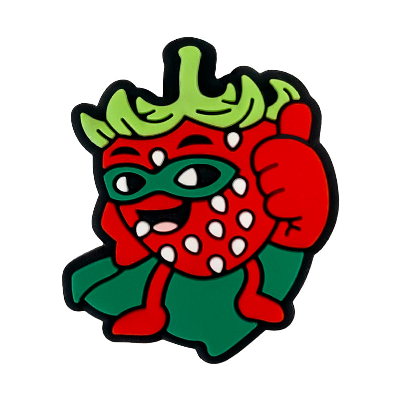 Wholesale 10pcs Vegetable Colorful Silicone Focal Beads