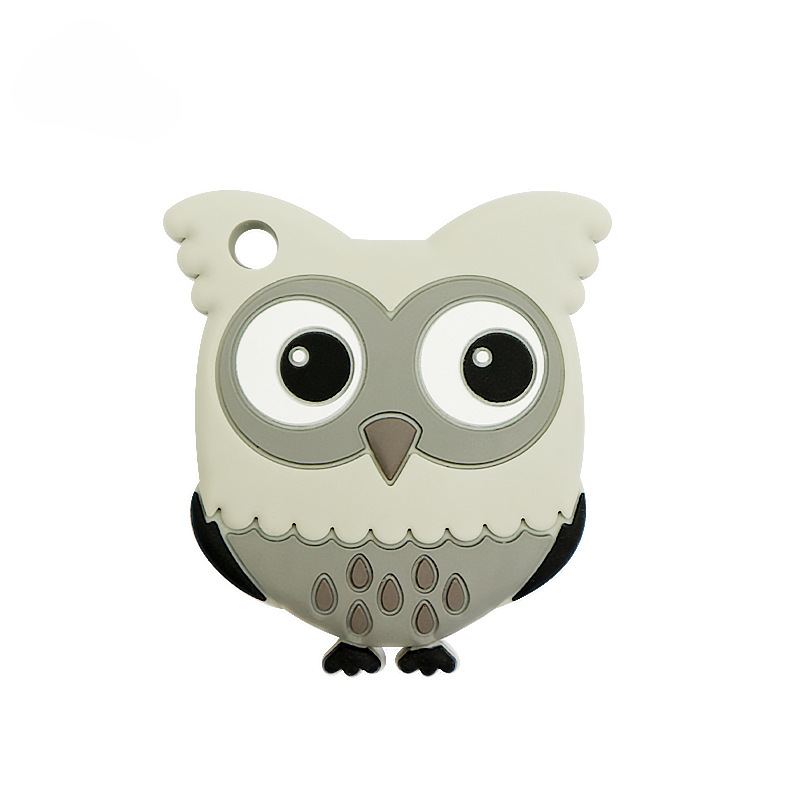 Wholesale 50pcs Silicone Owl Teether Beads