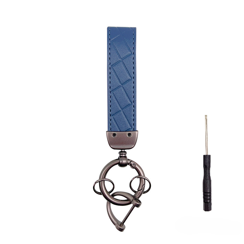 Llavero de cordero de gamuza de cuero al por mayor