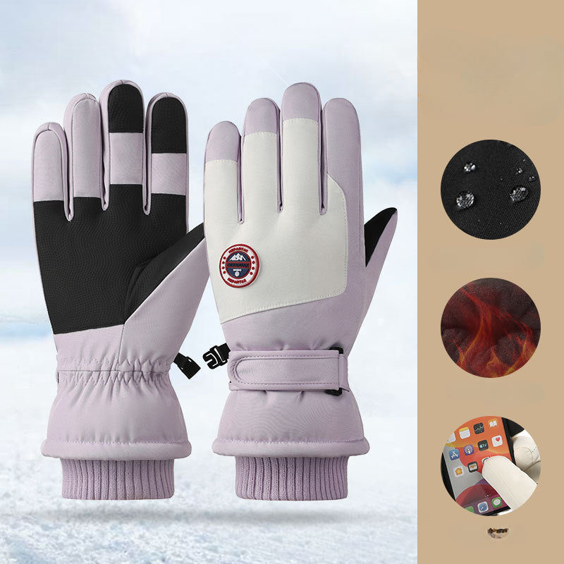 Wholesale Winter Fleece Cotton Warm Touch Screen Ski Gloves