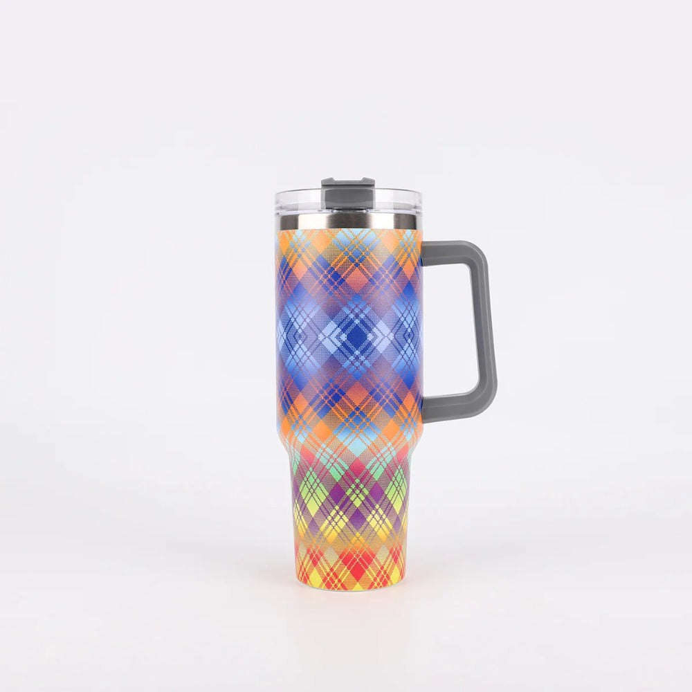 Wholesale Tumbler 40oz Printed Handle 1200ml Thickened Insulation Ice Cup