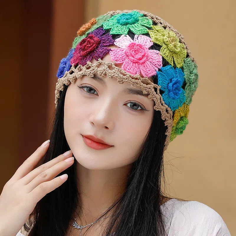 Wholesale Knitted Hollow Crochet Woolen Hat