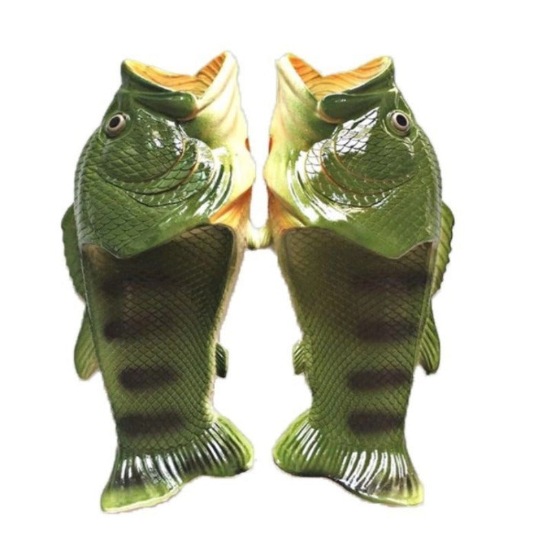 Wholesale Salted Fish Funny Fish Mouth Fish Shape Creative Slippers