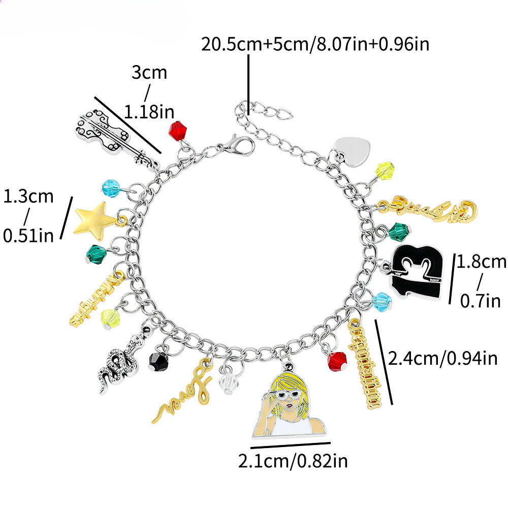 Wholesale Taylor Swift Zinc Alloy Bracelets