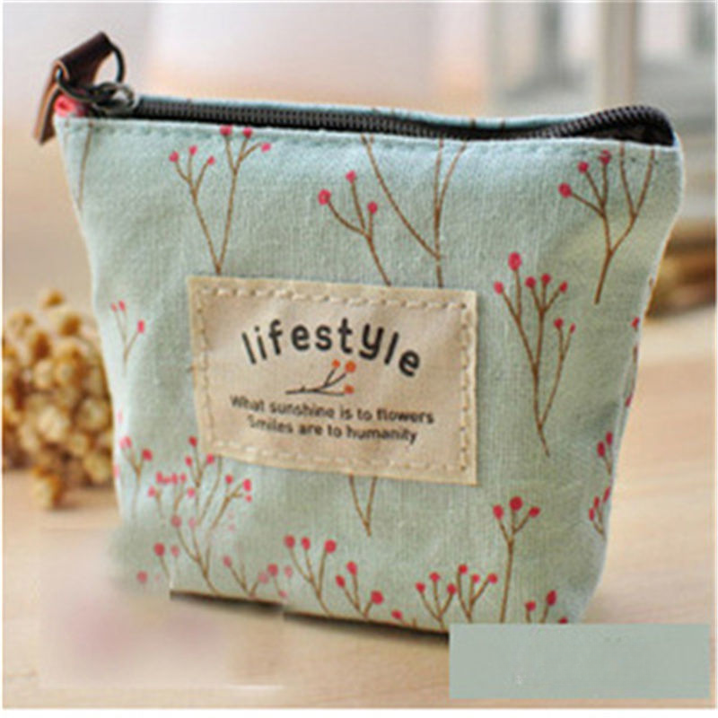 Wholesale Fabric Canvas Coin Purse Keychain