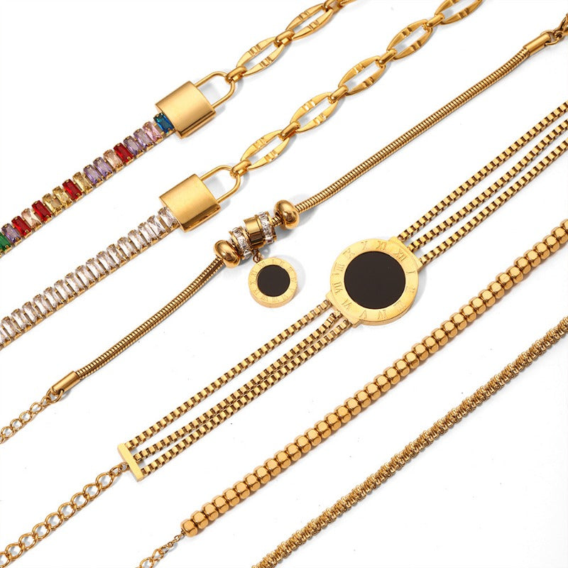 Wholesale Zircon Vintage Non-fading Bracelet