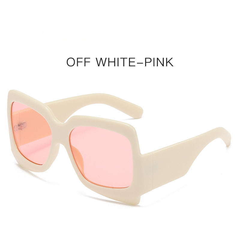 Wholesale New Ladies Large Square Frame PC Sunglasses