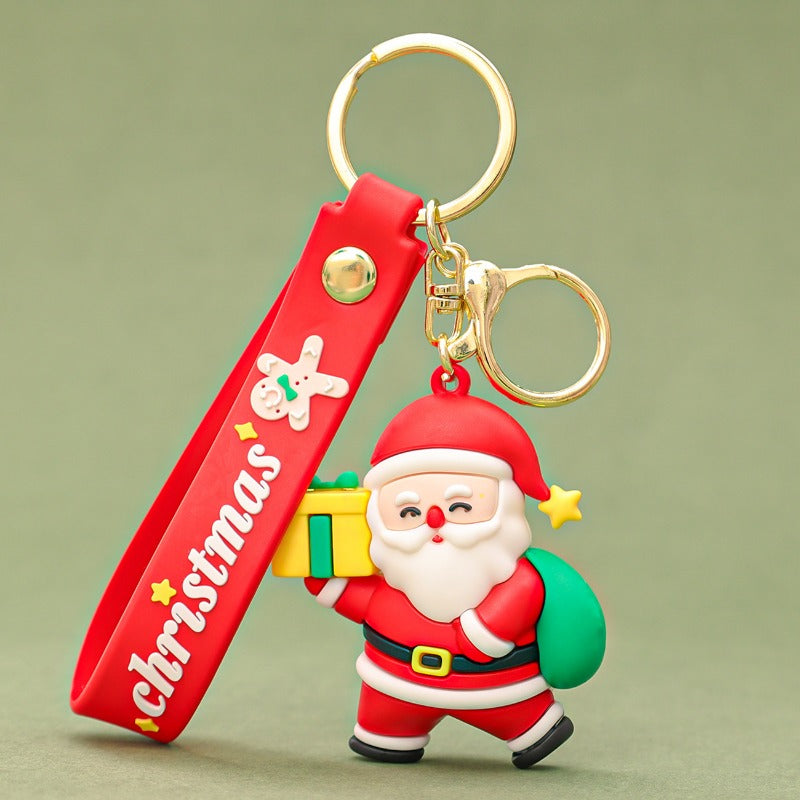 Wholesale Cute Creative Christmas Snowman Cartoon Keychains